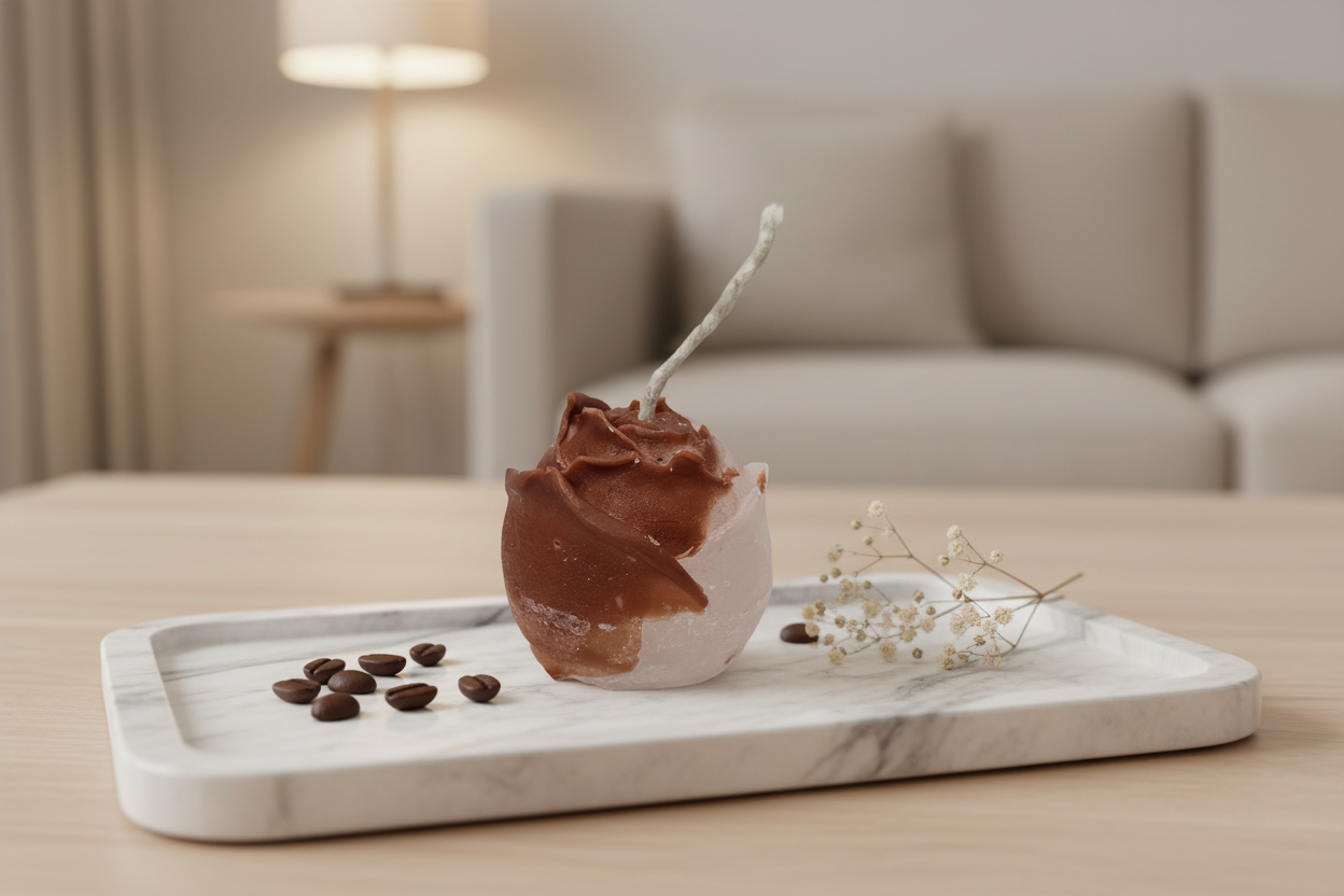 Rose Scented Candle | Hand-Crafted Sweet Fragrance