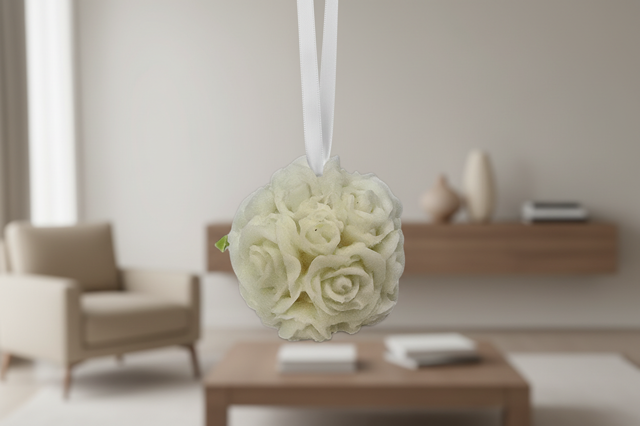 Rose Bunch Scented Candle | Hand-Crafted Red Roses with Sweet Fragrance