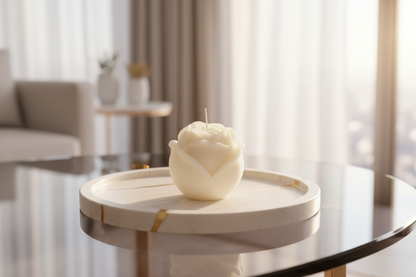 Rose Scented Candle | Hand-Crafted Sweet Fragrance
