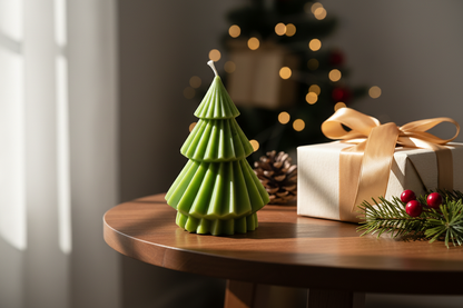 Pine Tree Scented Candle | Hand-Crafted Sweet Fragrance