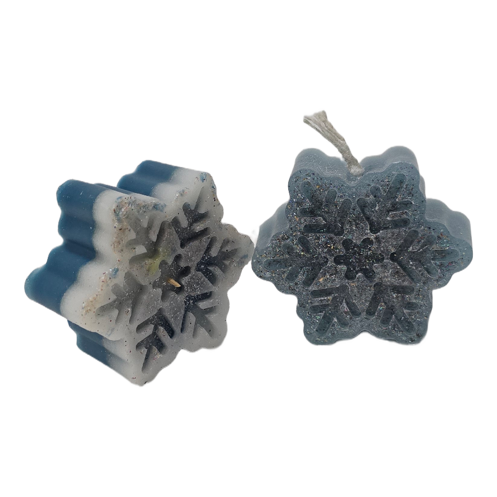 Couple of Snowflakes Candle – Hand-Crafted Sweet Scented Candle