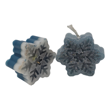 Couple of Snowflakes Candle – Hand-Crafted Sweet Scented Candle