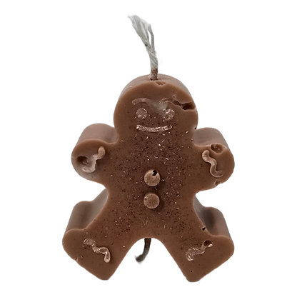 Holiday Gingerbread Person Scented Candle | Hand-Crafted Sweet Coffee Fragrance