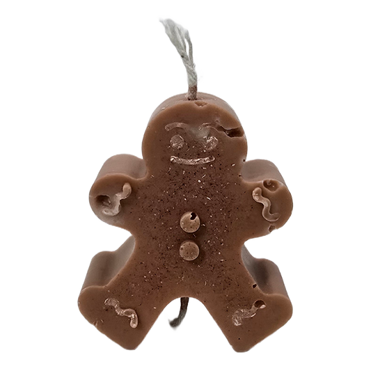 Holiday Gingerbread Person Scented Candle | Hand-Crafted Sweet Coffee Fragrance