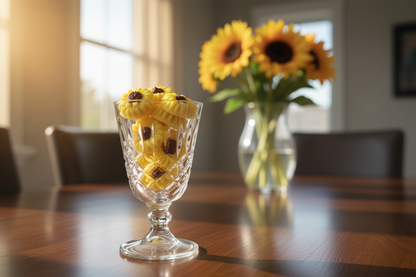 Handcrafted Glass Candle | Sweet Fragrance Gel & Soy Candle for Home Décor & Gifting